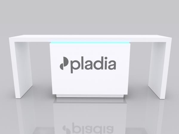 MOD-1742 Waterfall Workstation Counter -- Image 2