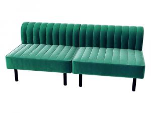 Endless Square Low Back Loveseat