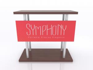 SYMAD-412 Portable Counter w/ Shelves